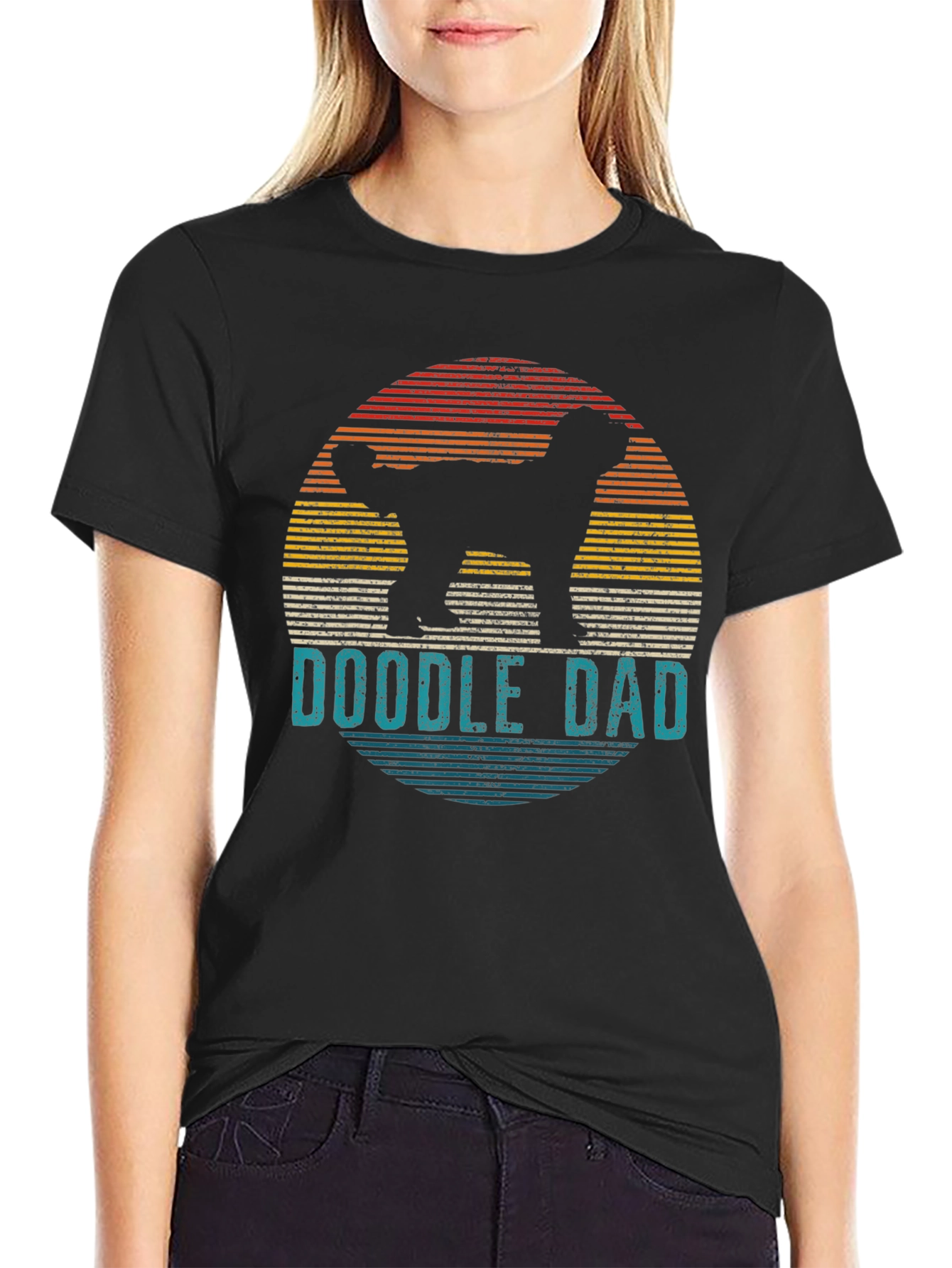 Doodle Dad T-Shirt - Retro Dog Lover Tee