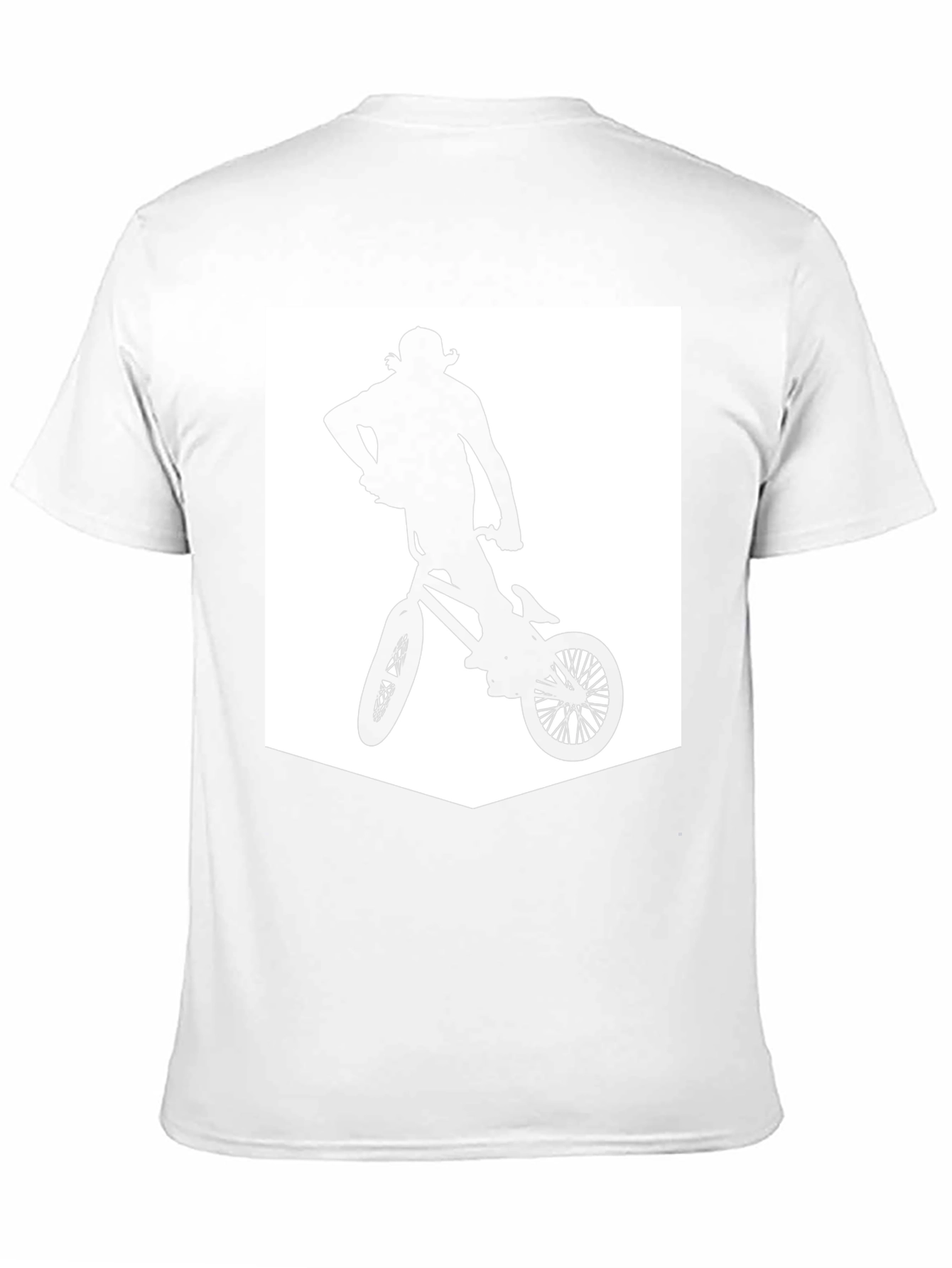 BMX Rider Graphic Tee - Black Casual T-Shirt