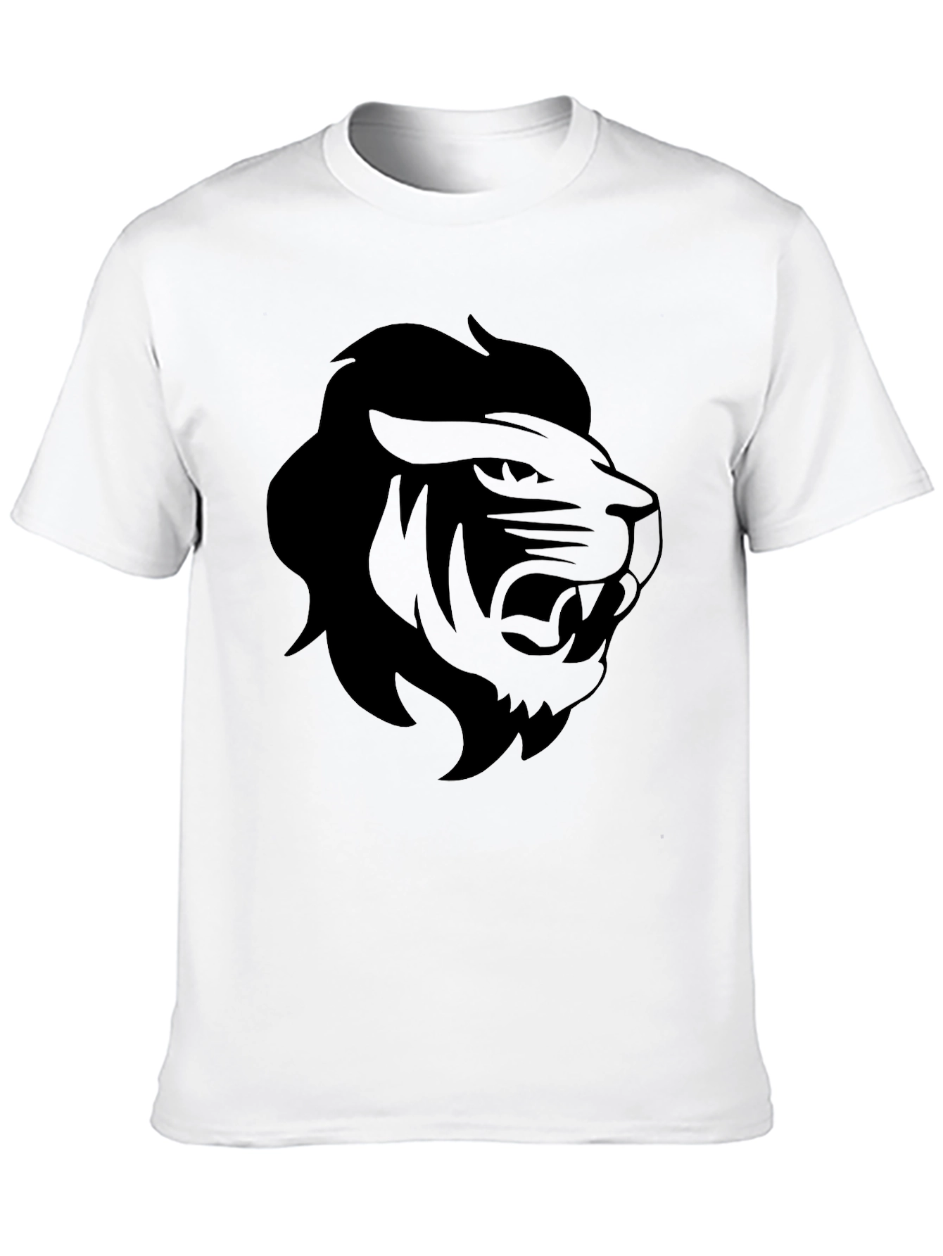Black Lion Graphic Tee - Mens Casual Shirt