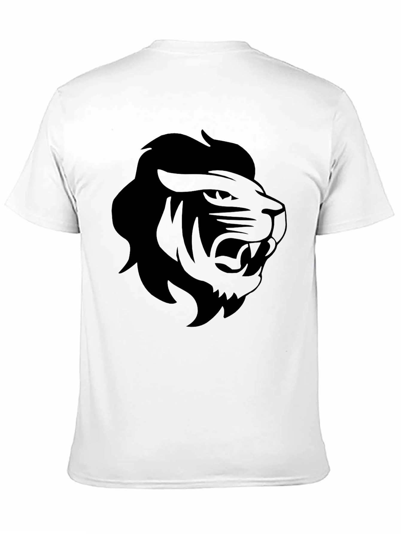 Black Lion Graphic Tee - Mens Casual Shirt