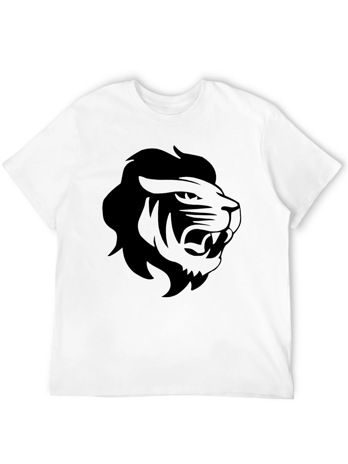 Black Lion Graphic Tee - Mens Casual Shirt