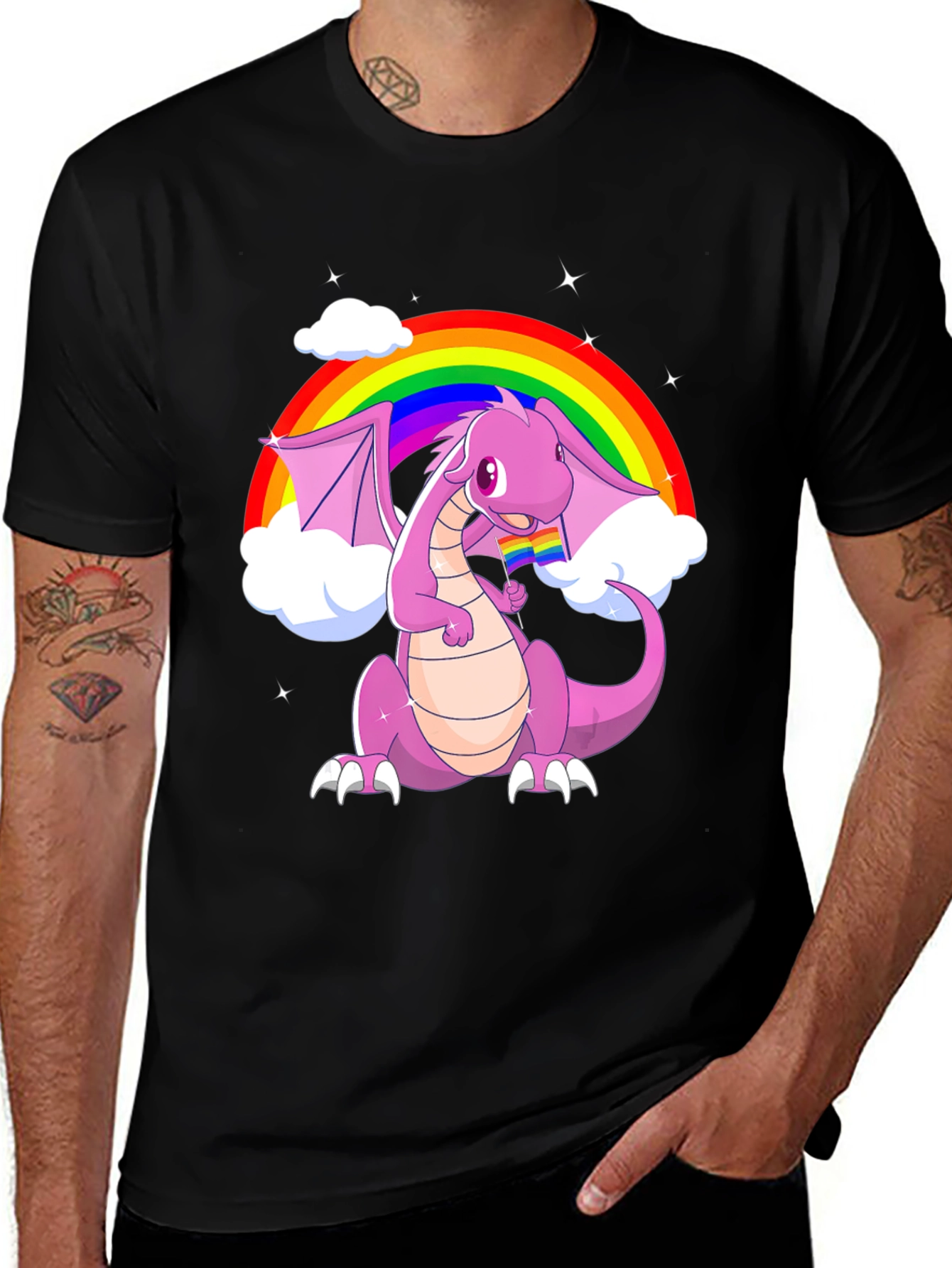 Rainbow Dragon Pride T-Shirt