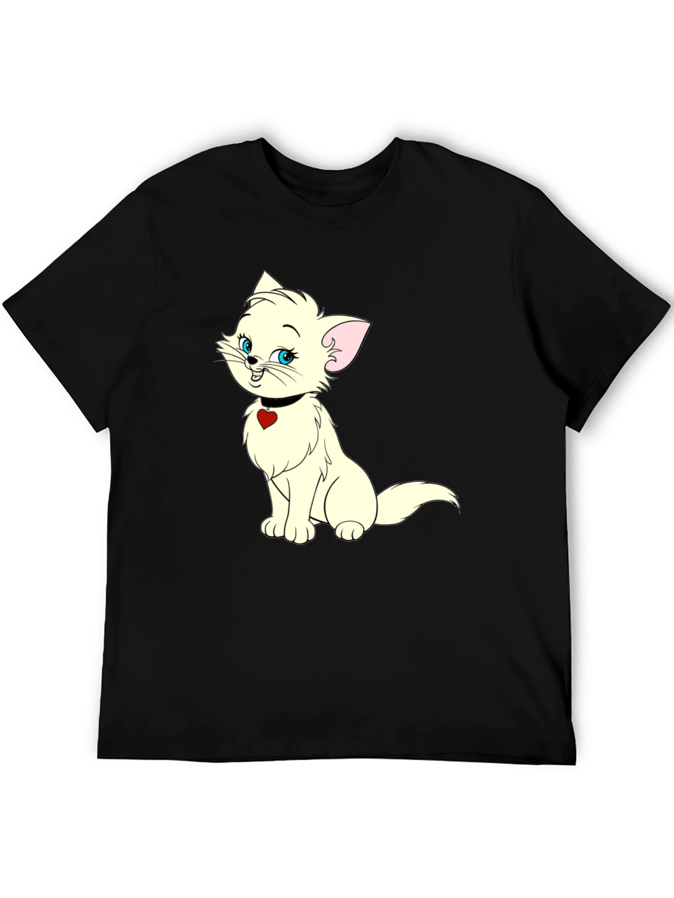 Marie Cat T-Shirt - Aristocats Cartoon Tee