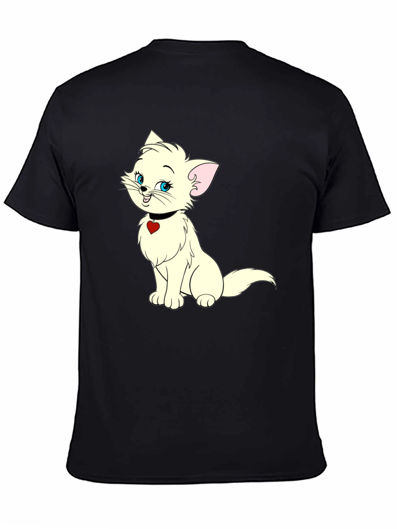 Marie Cat T-Shirt - Aristocats Cartoon Tee