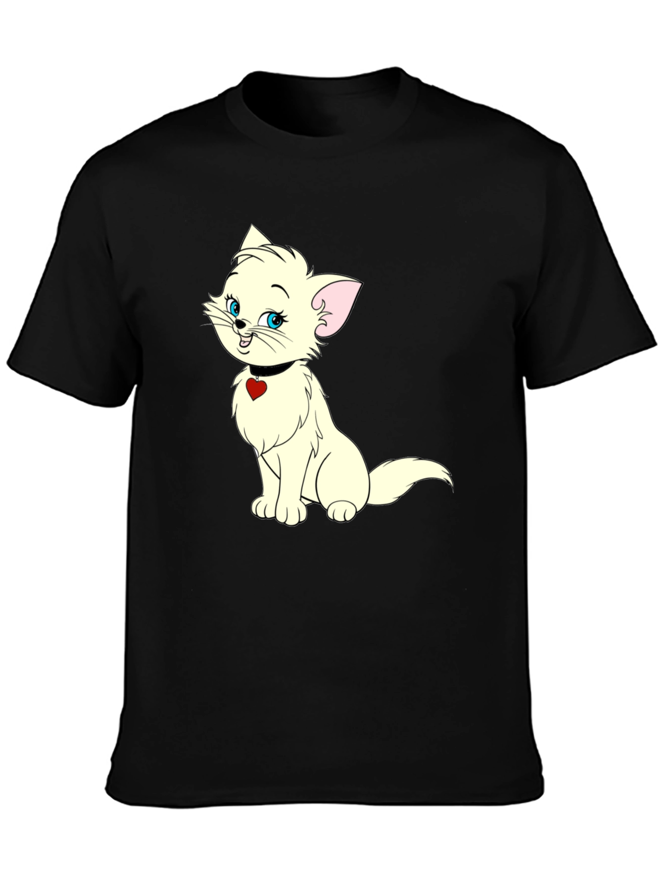 Marie Cat T-Shirt - Aristocats Cartoon Tee