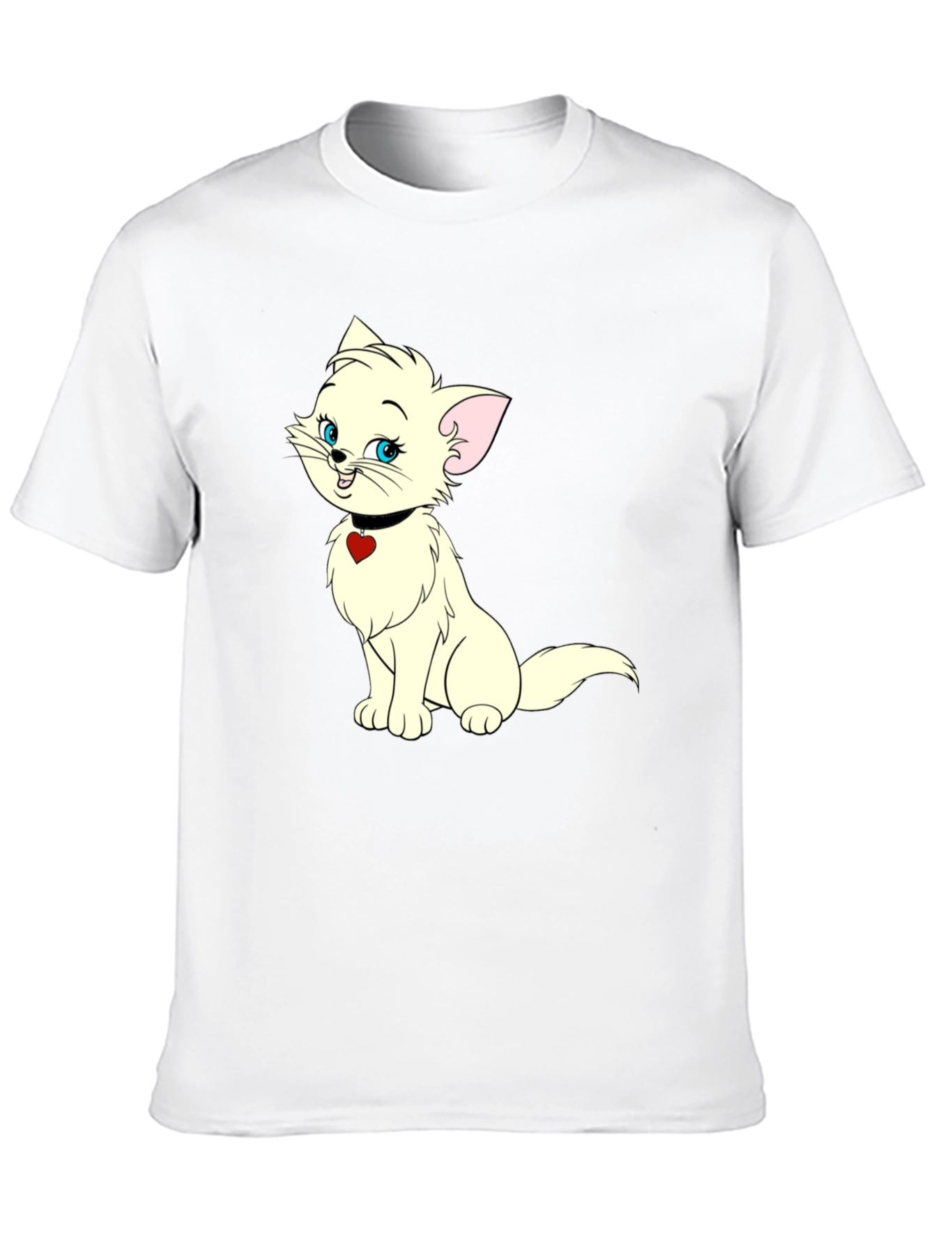 Marie Cat T-Shirt - Aristocats Cartoon Tee