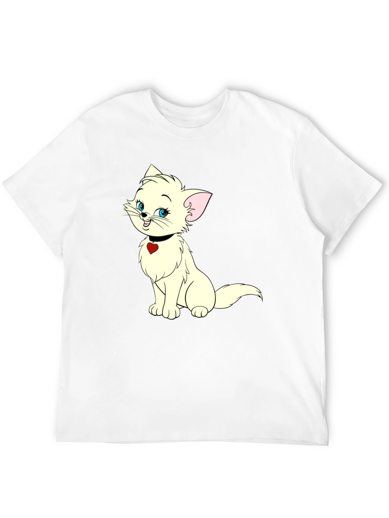 Marie Cat T-Shirt - Aristocats Cartoon Tee