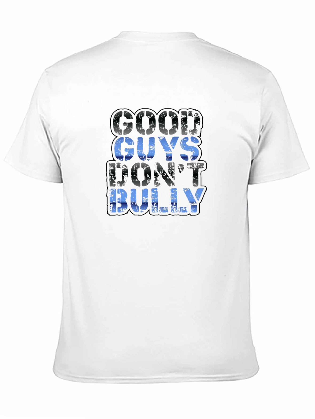 Good Guys Dont Bully Black Graphic Tee