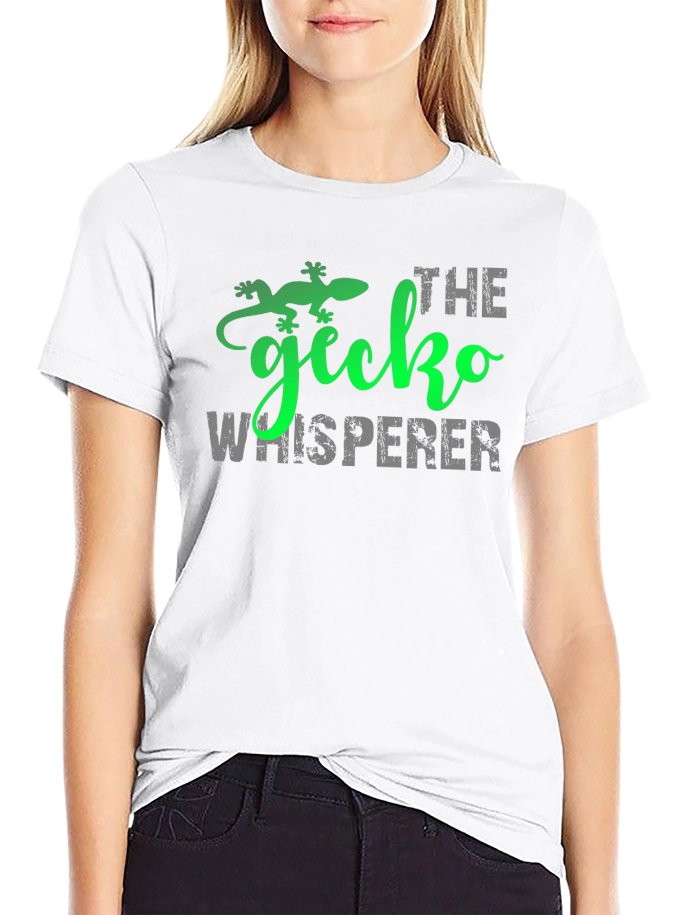 Gecko Whisperer Graphic Tee - Unique Animal Lover Gift