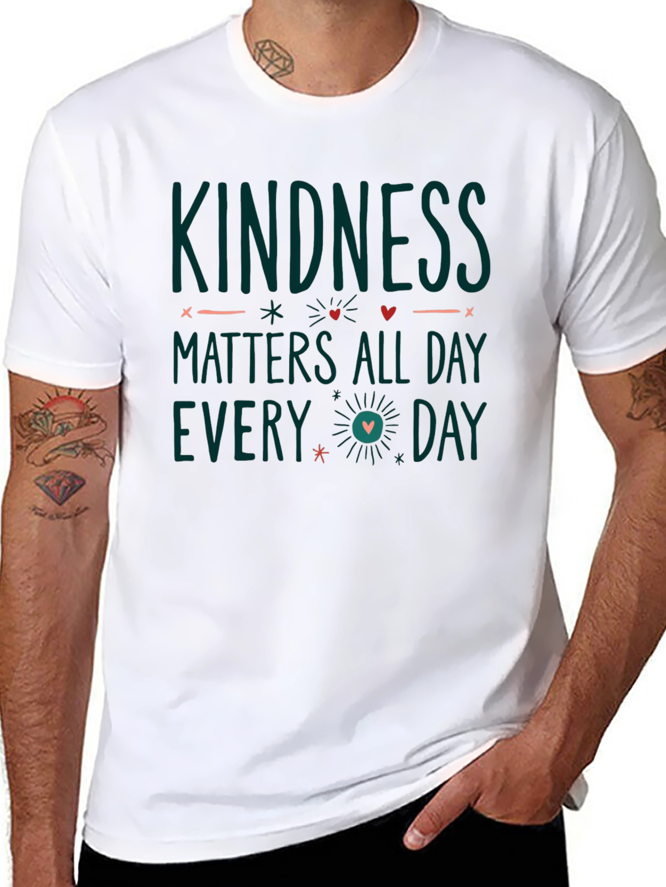 Kindness Matters Graphic Tee - Black