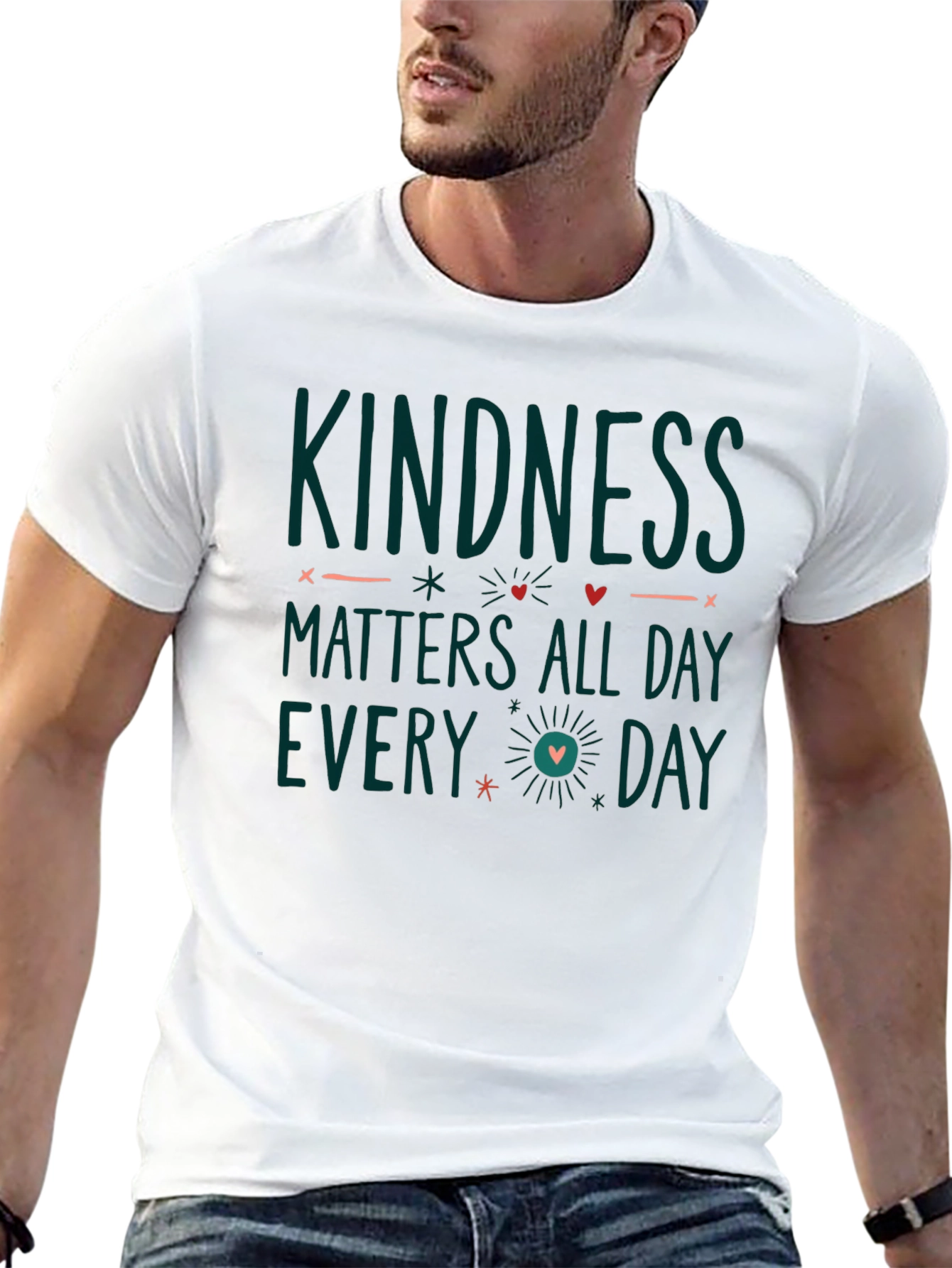 Kindness Matters Graphic Tee - Black