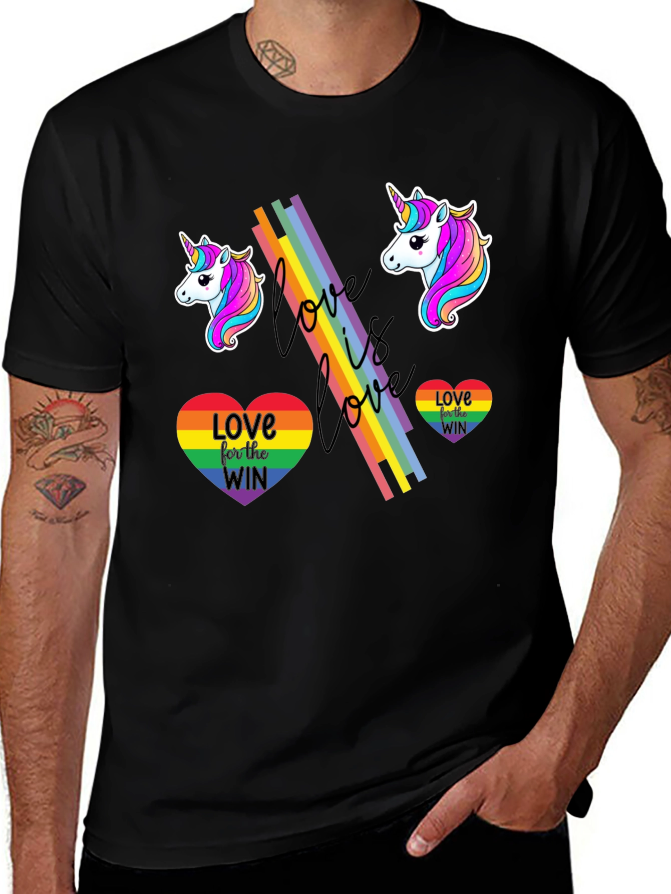 Love Wins Unicorn Graphic Tee