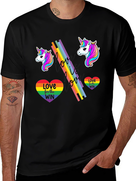 Love Wins Unicorn Graphic Tee
