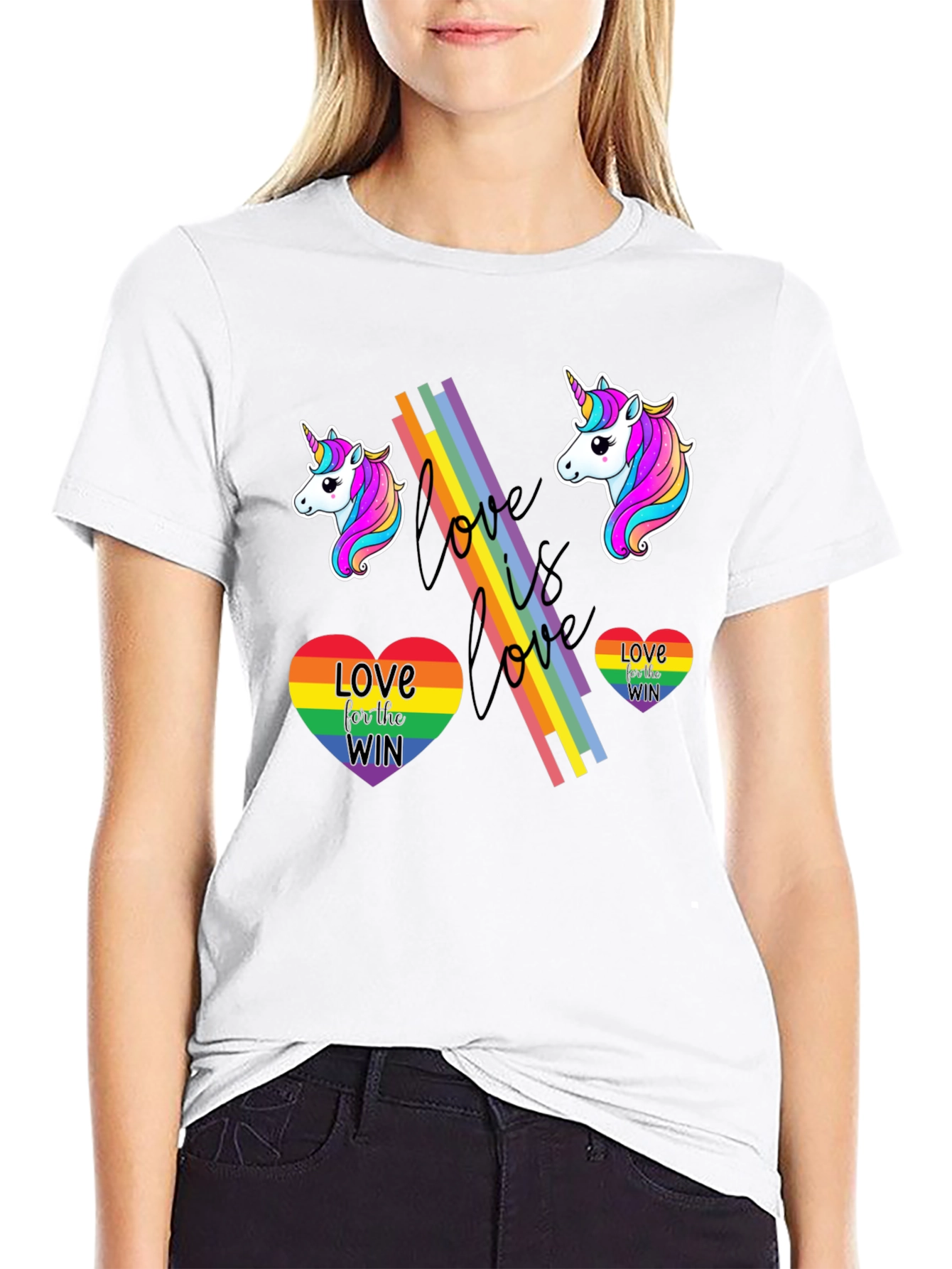 Love Wins Unicorn Graphic Tee