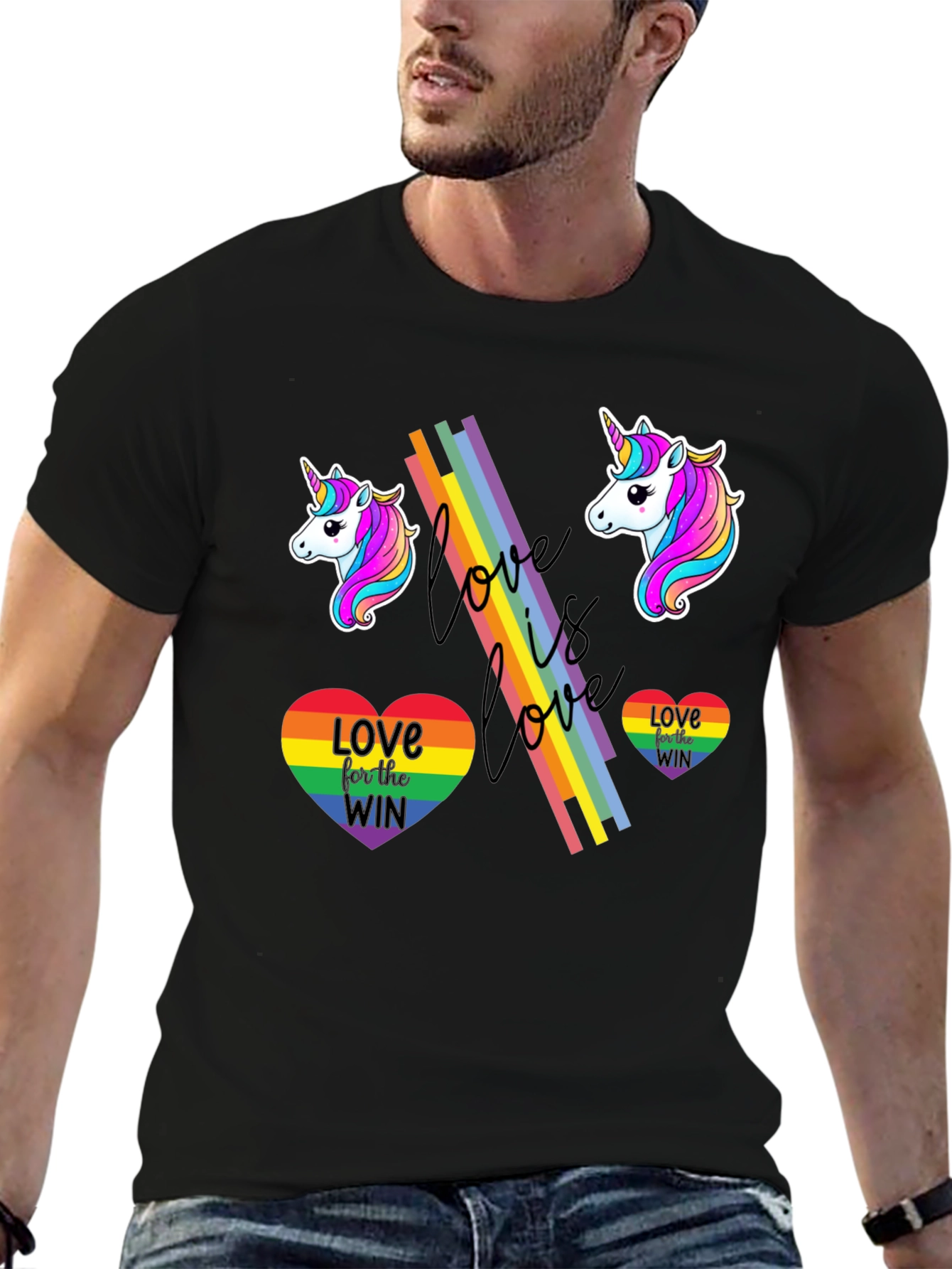 Love Wins Unicorn Graphic Tee