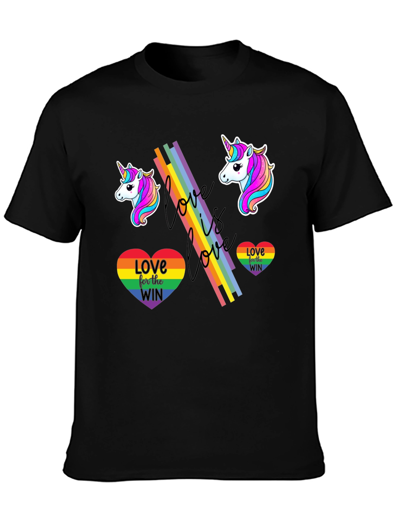 Love Wins Unicorn Graphic Tee