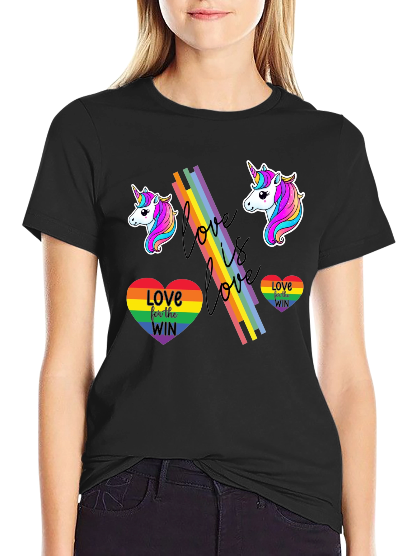 Love Wins Unicorn Graphic Tee