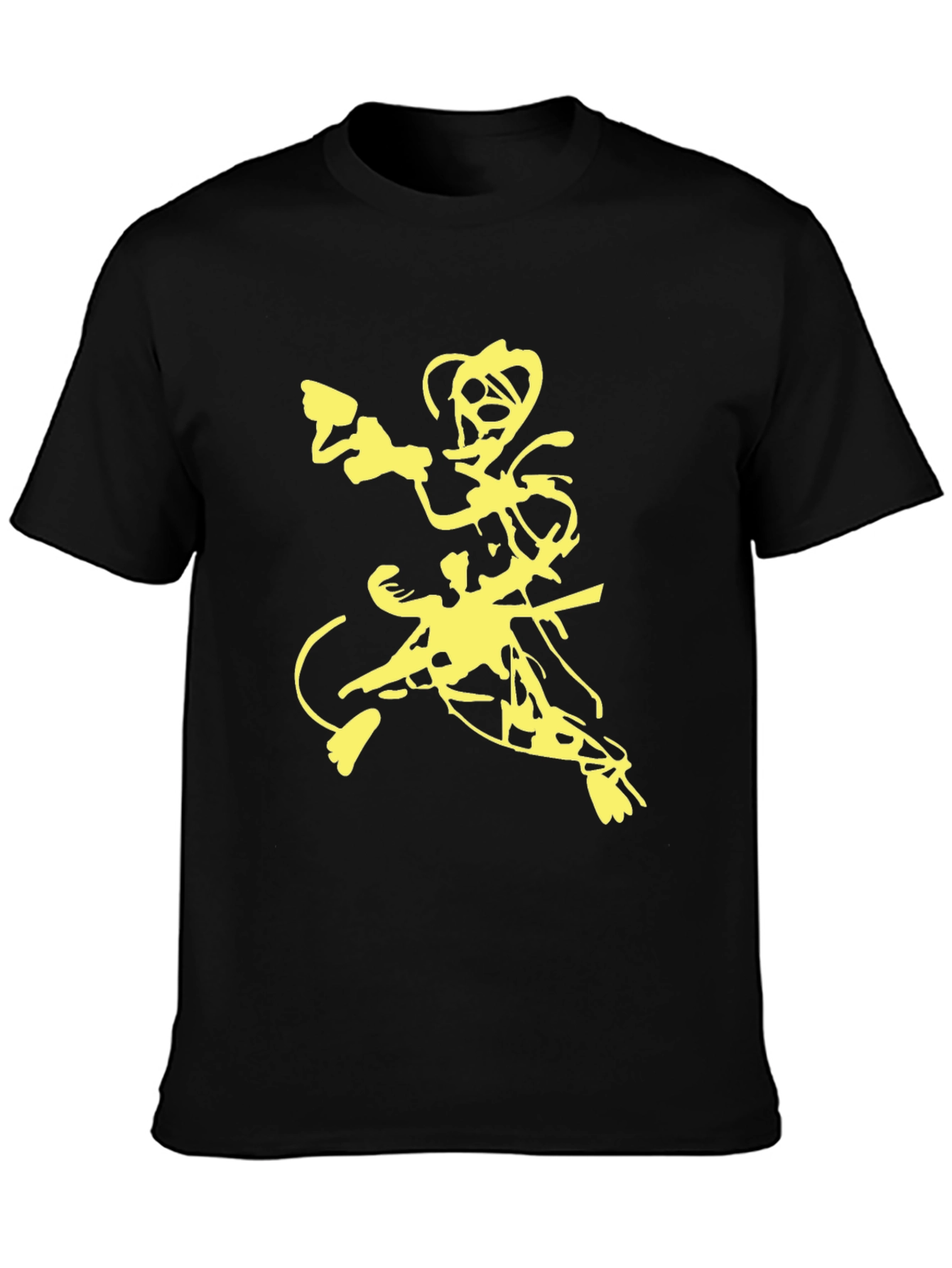 Abstract Graphic Print Tee - Modern Streetwear Style