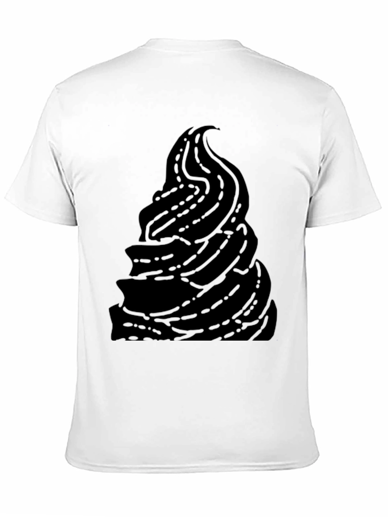 Unique Black Ice Cream Graphic T-Shirt