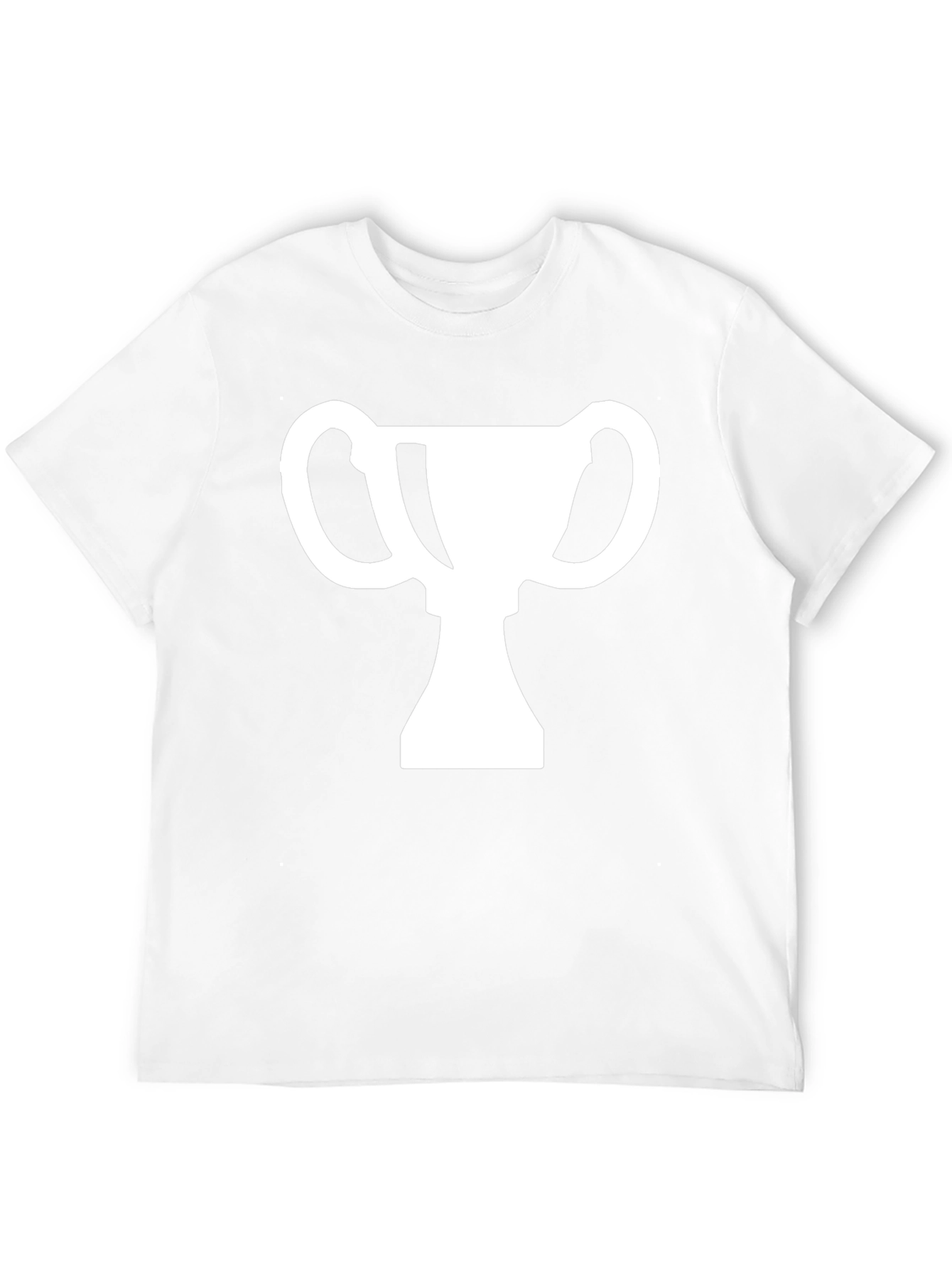 Trophy Graphic Tee - Black Cotton Blend T-Shirt