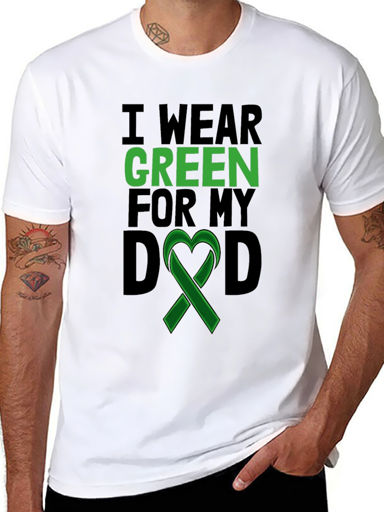 I Wear Green For My Dad T-Shirt