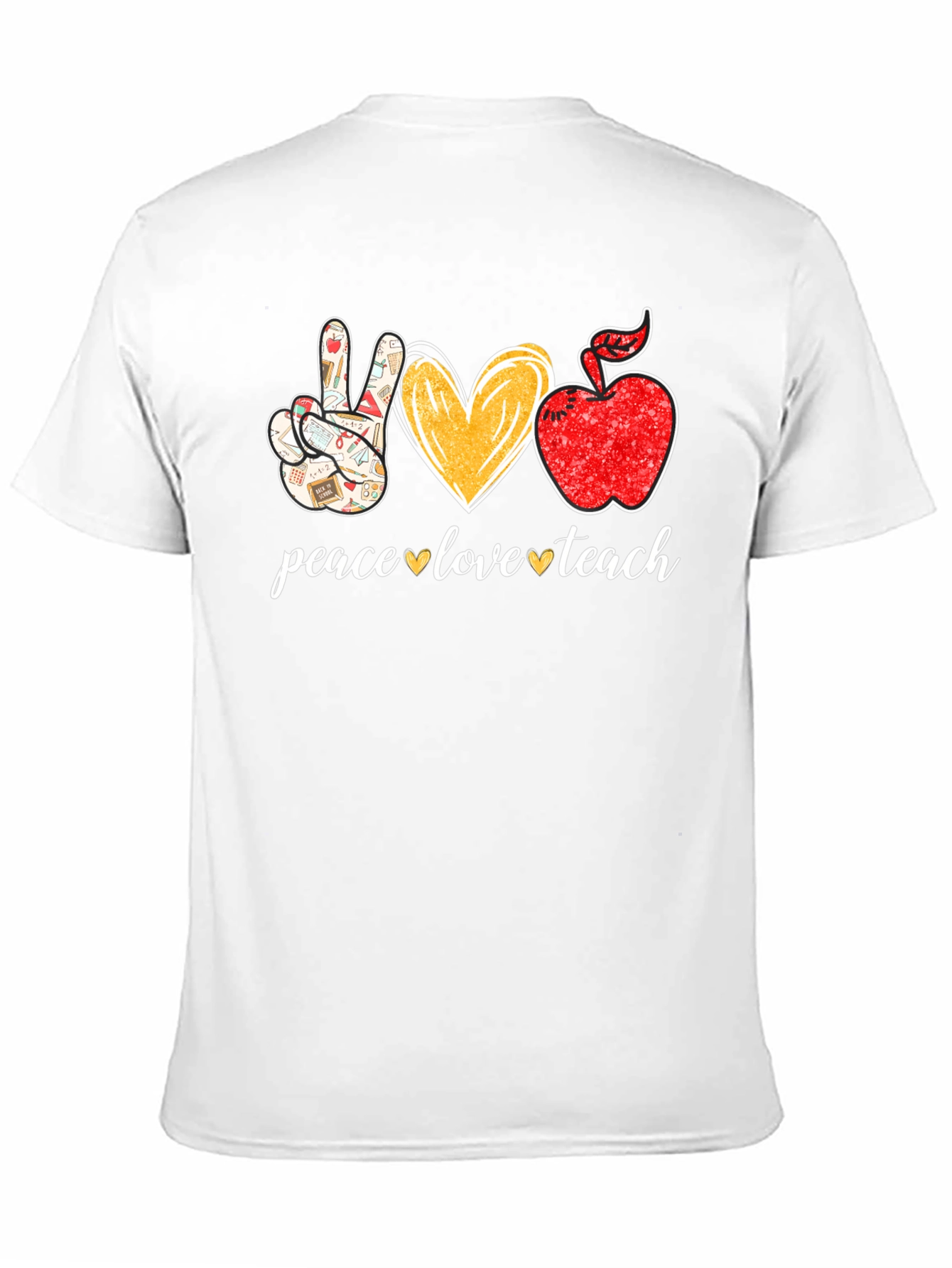 Peace Love Teach Graphic Tee