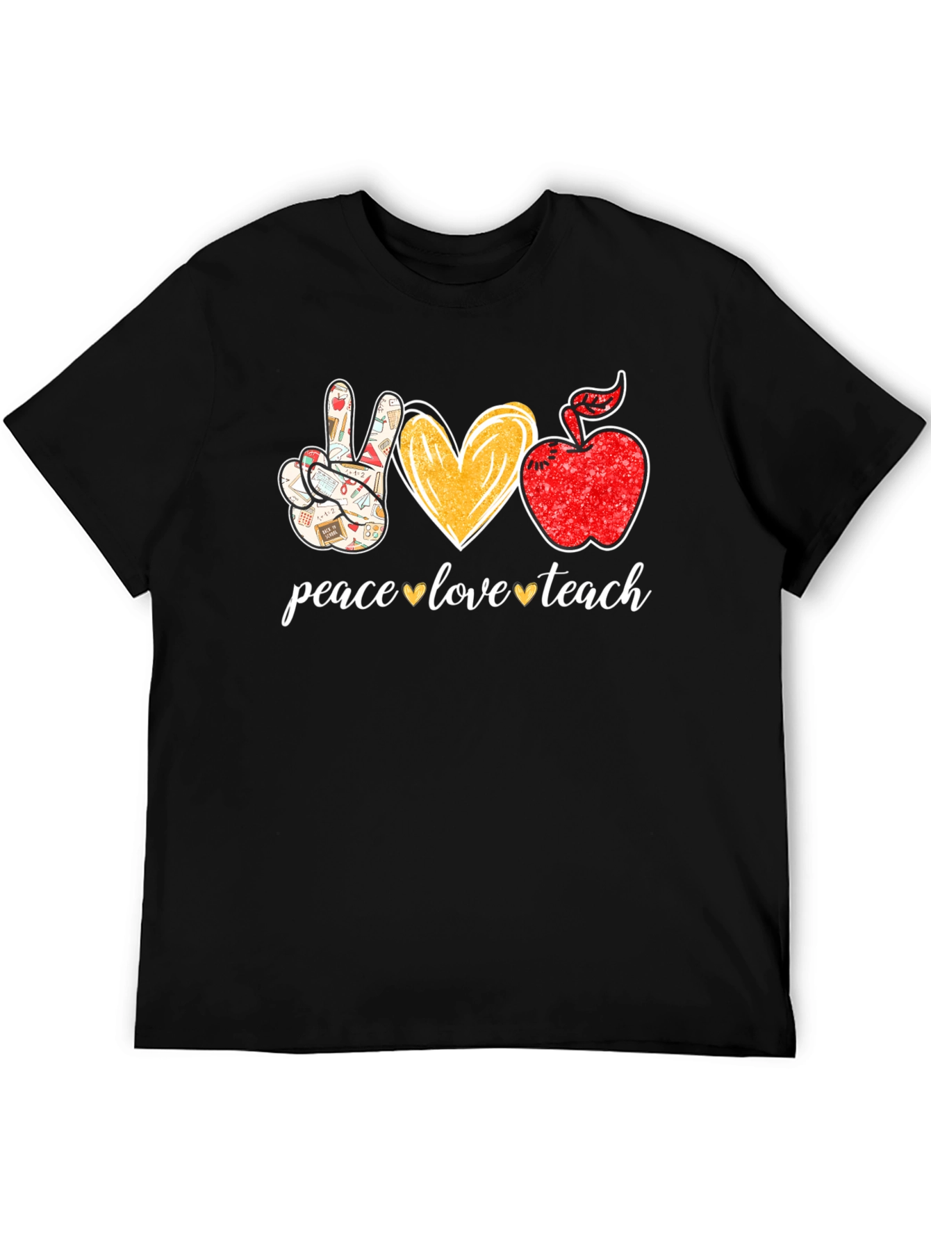 Peace Love Teach Graphic Tee
