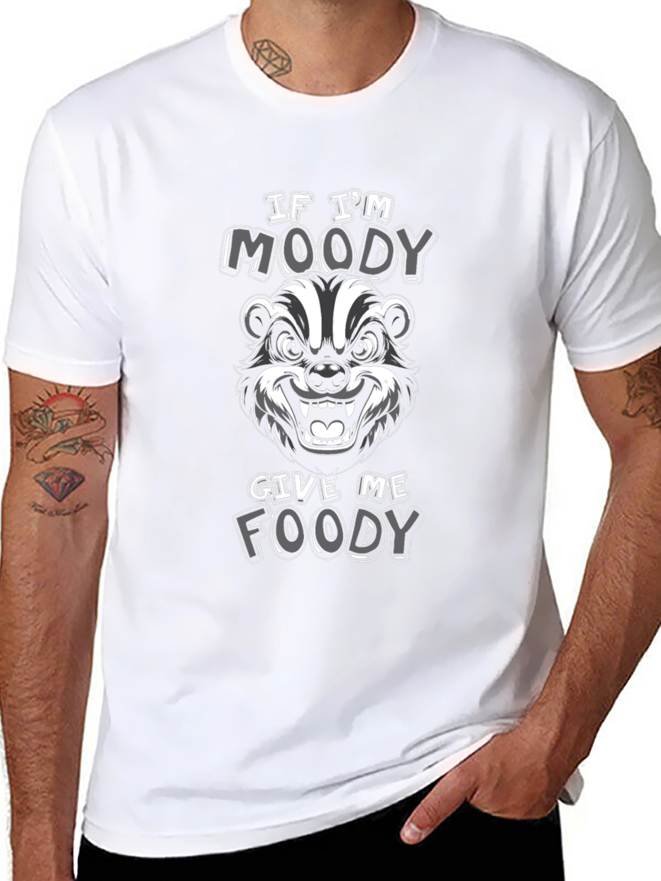 Moody Badger T-Shirt - Funny Graphic Tee