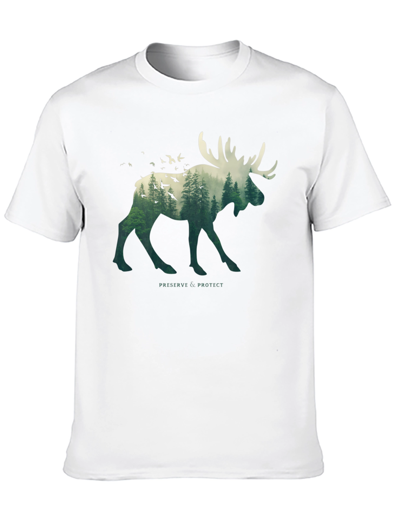 Nature Moose Graphic T-Shirt - Preserve & Protect
