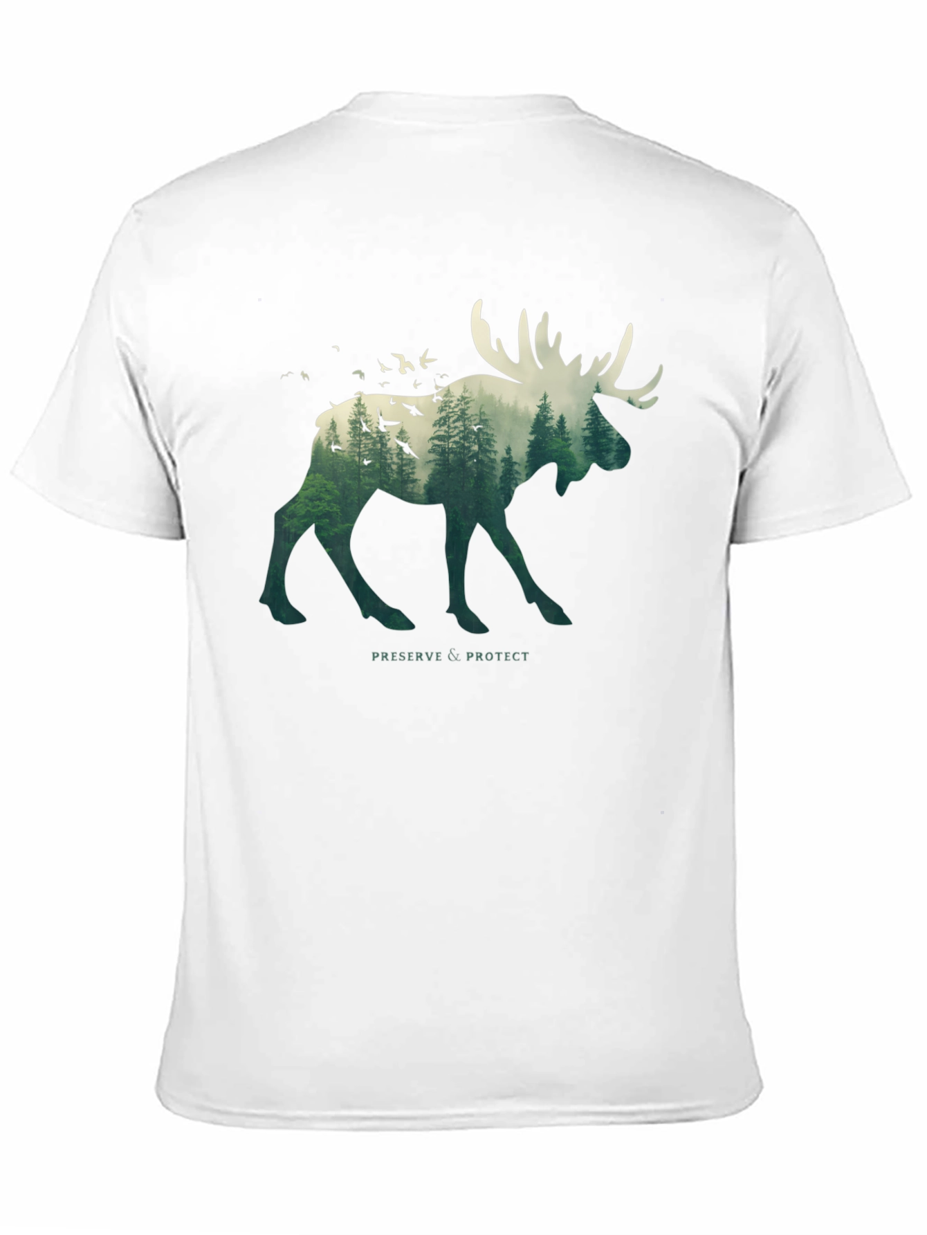 Nature Moose Graphic T-Shirt - Preserve & Protect