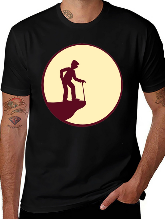 Silhouette Grandpa Tee - Cliff Edge Design
