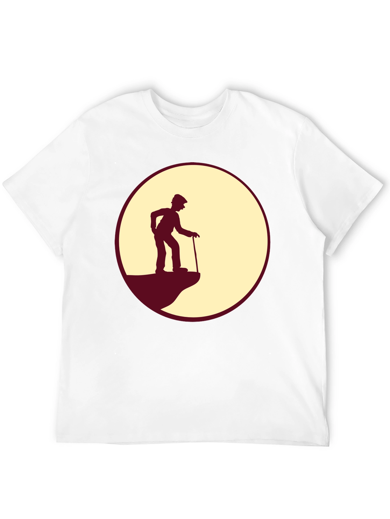 Silhouette Grandpa Tee - Cliff Edge Design
