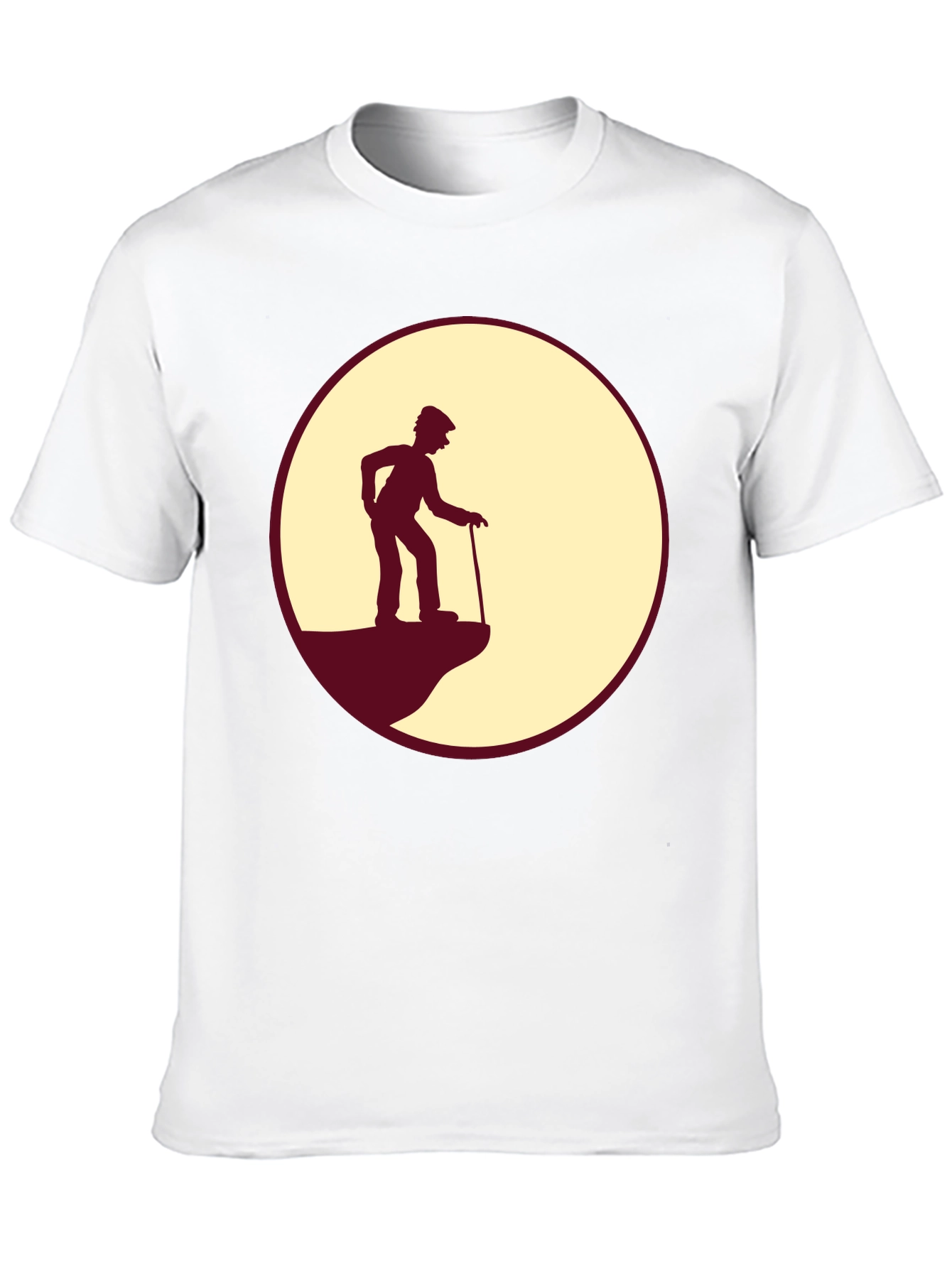 Silhouette Grandpa Tee - Cliff Edge Design