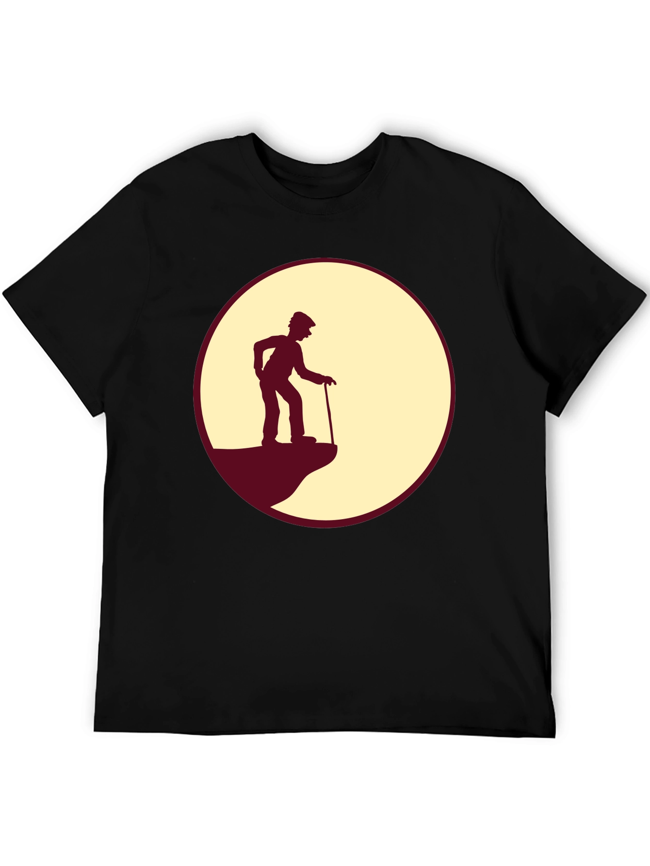Silhouette Grandpa Tee - Cliff Edge Design