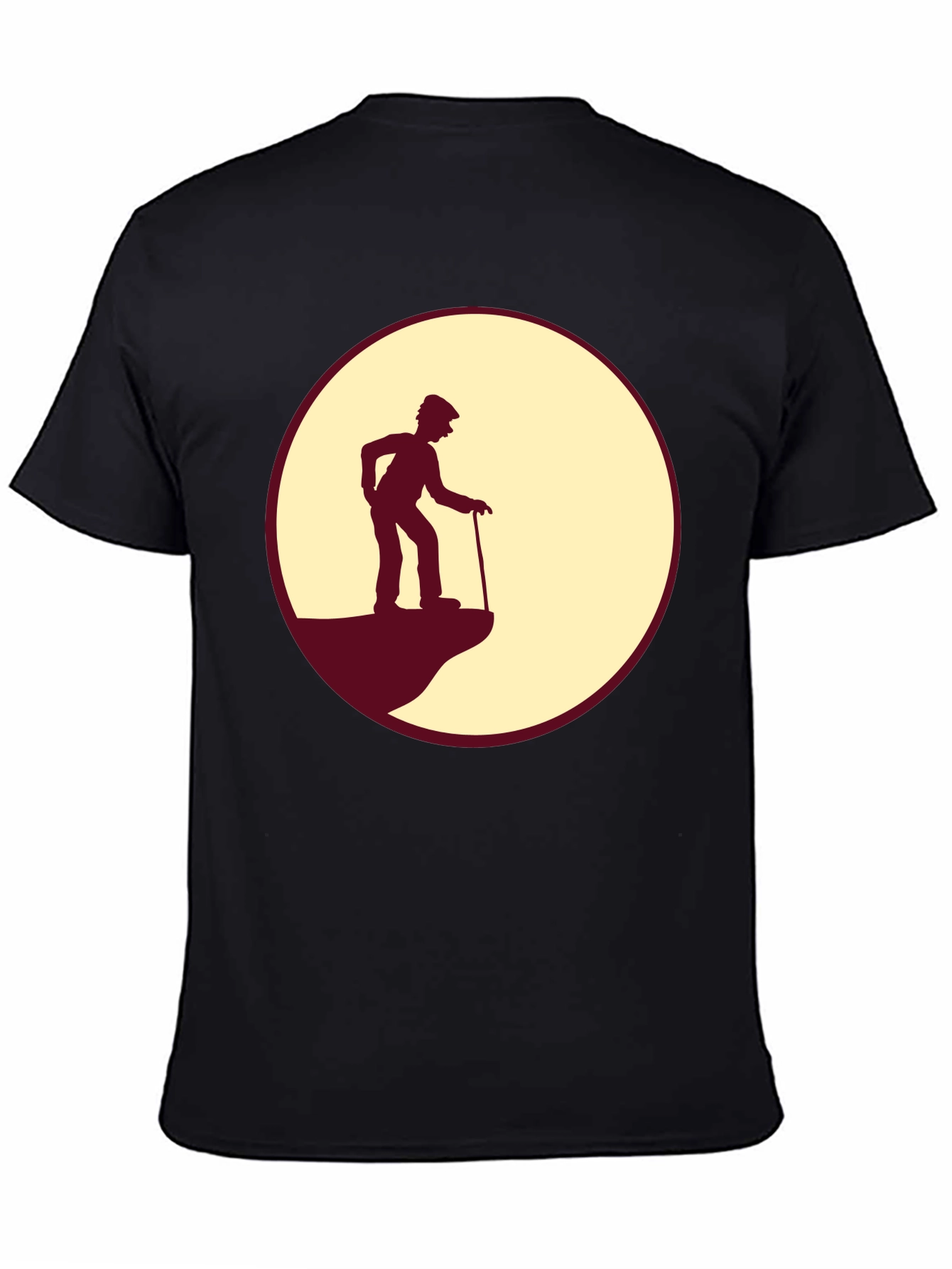 Silhouette Grandpa Tee - Cliff Edge Design