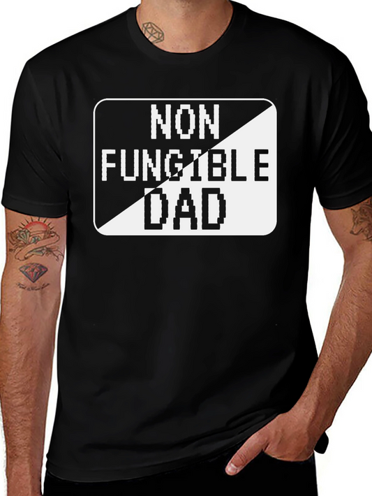 Non Fungible Dad T-Shirt - Black Tee