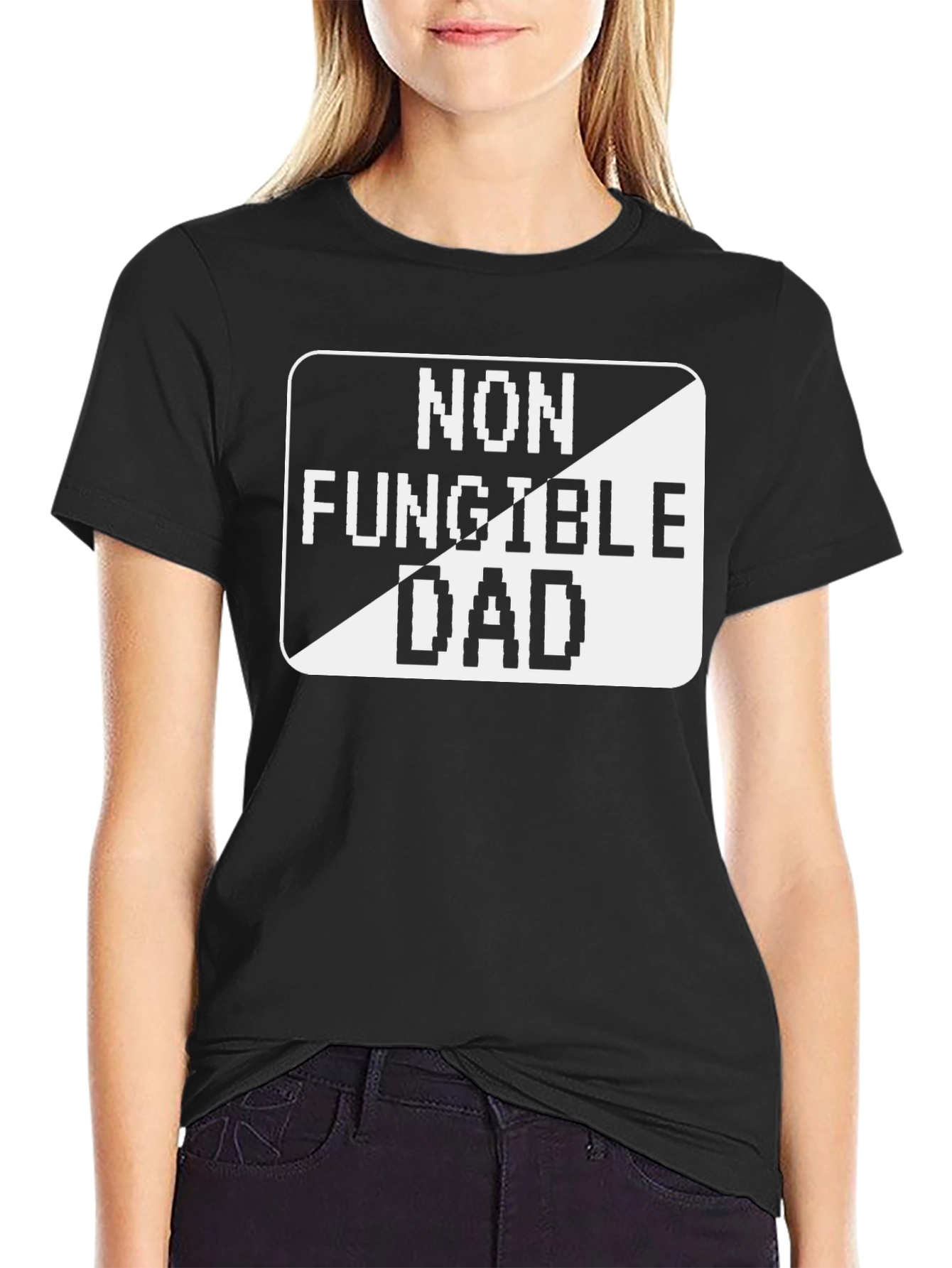 Non Fungible Dad T-Shirt - Black Tee