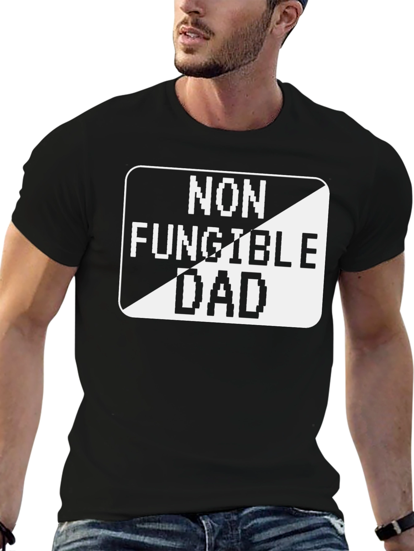 Non Fungible Dad T-Shirt - Black Tee