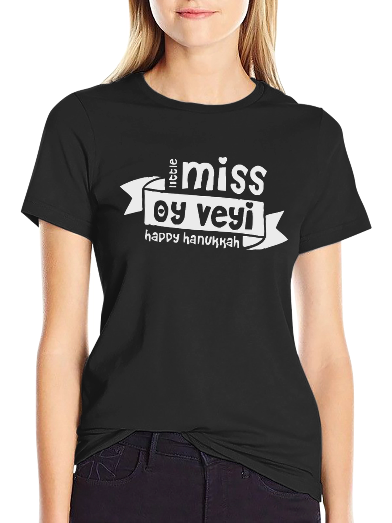 Little Miss Oy Vey T-Shirt - Happy Hanukkah Tee