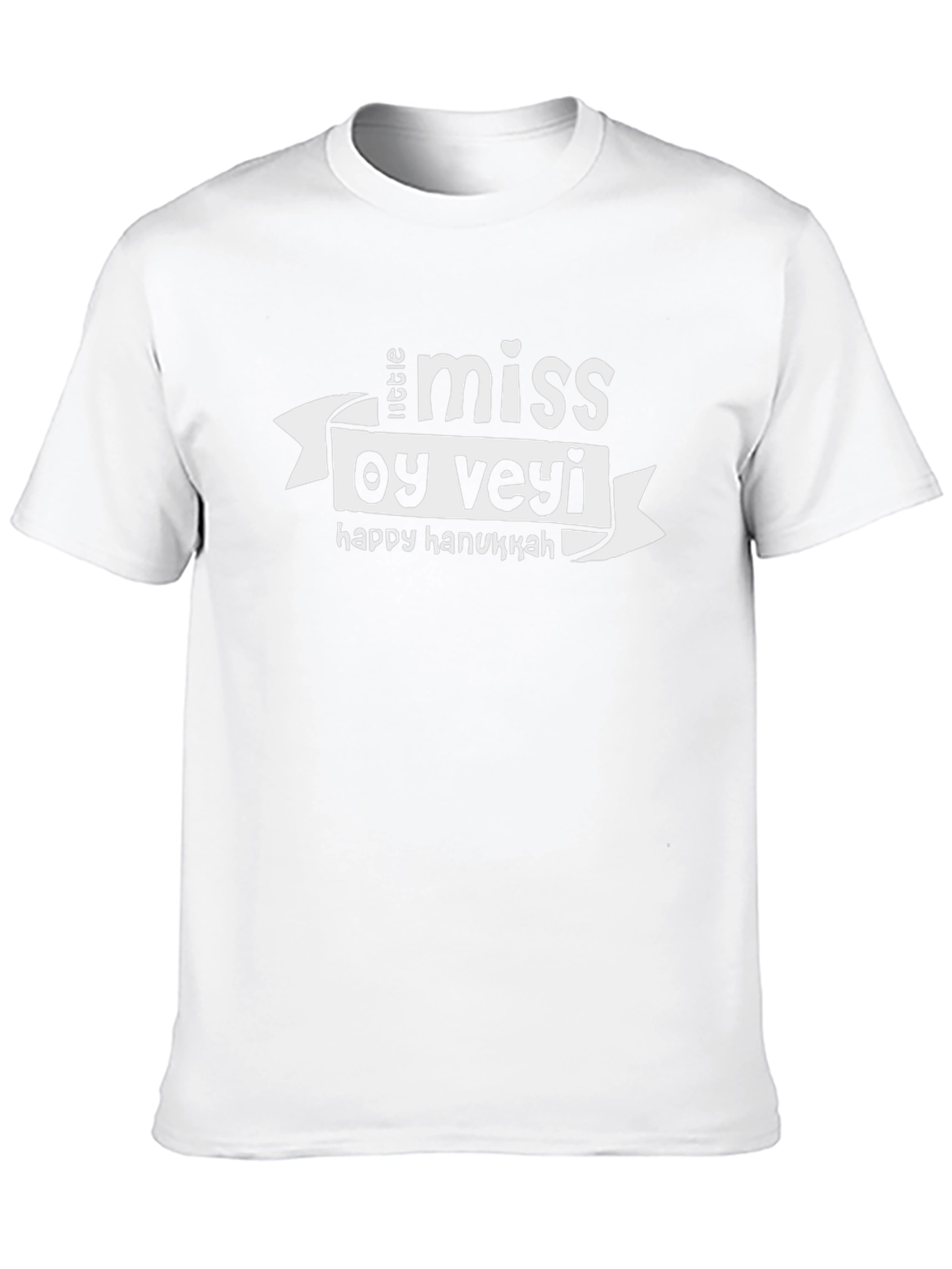 Little Miss Oy Vey T-Shirt - Happy Hanukkah Tee