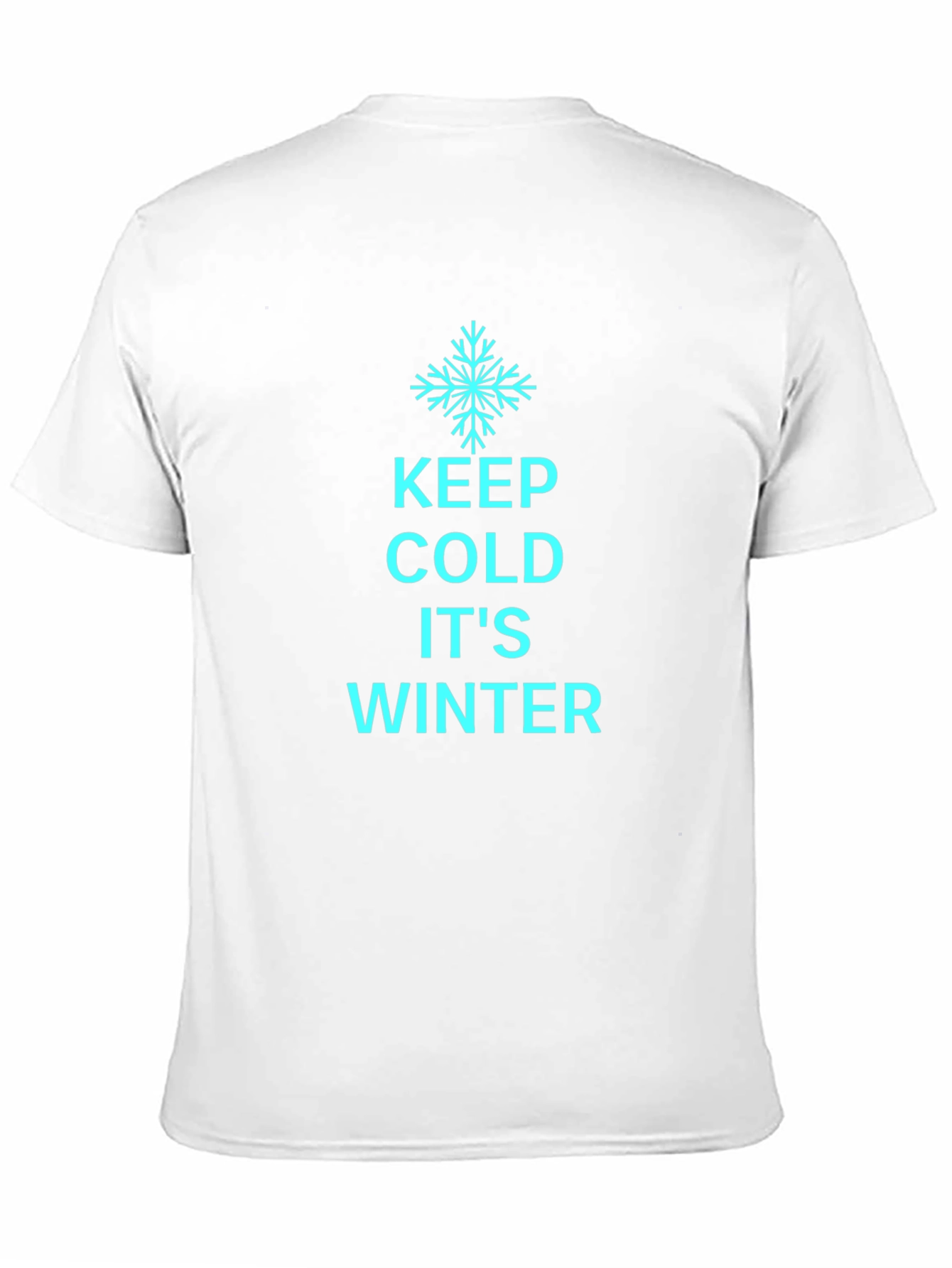 Keep Cold Its Winter Black T-Shirt