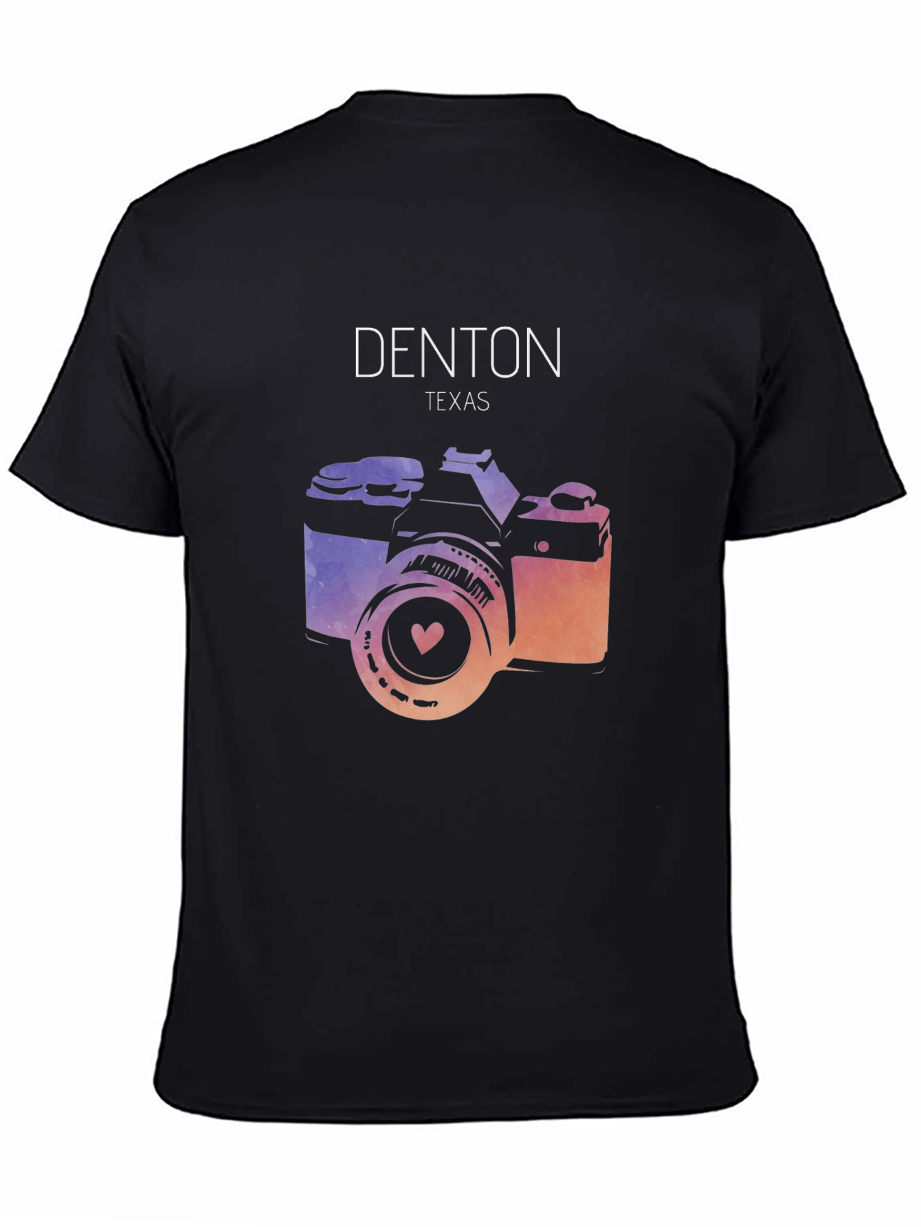 Denton Texas Camera Graphic T-Shirt