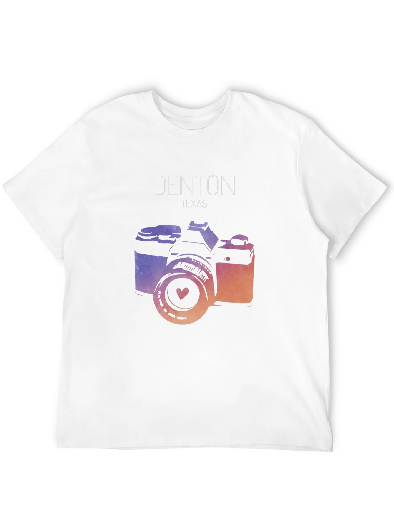 Denton Texas Camera Graphic T-Shirt