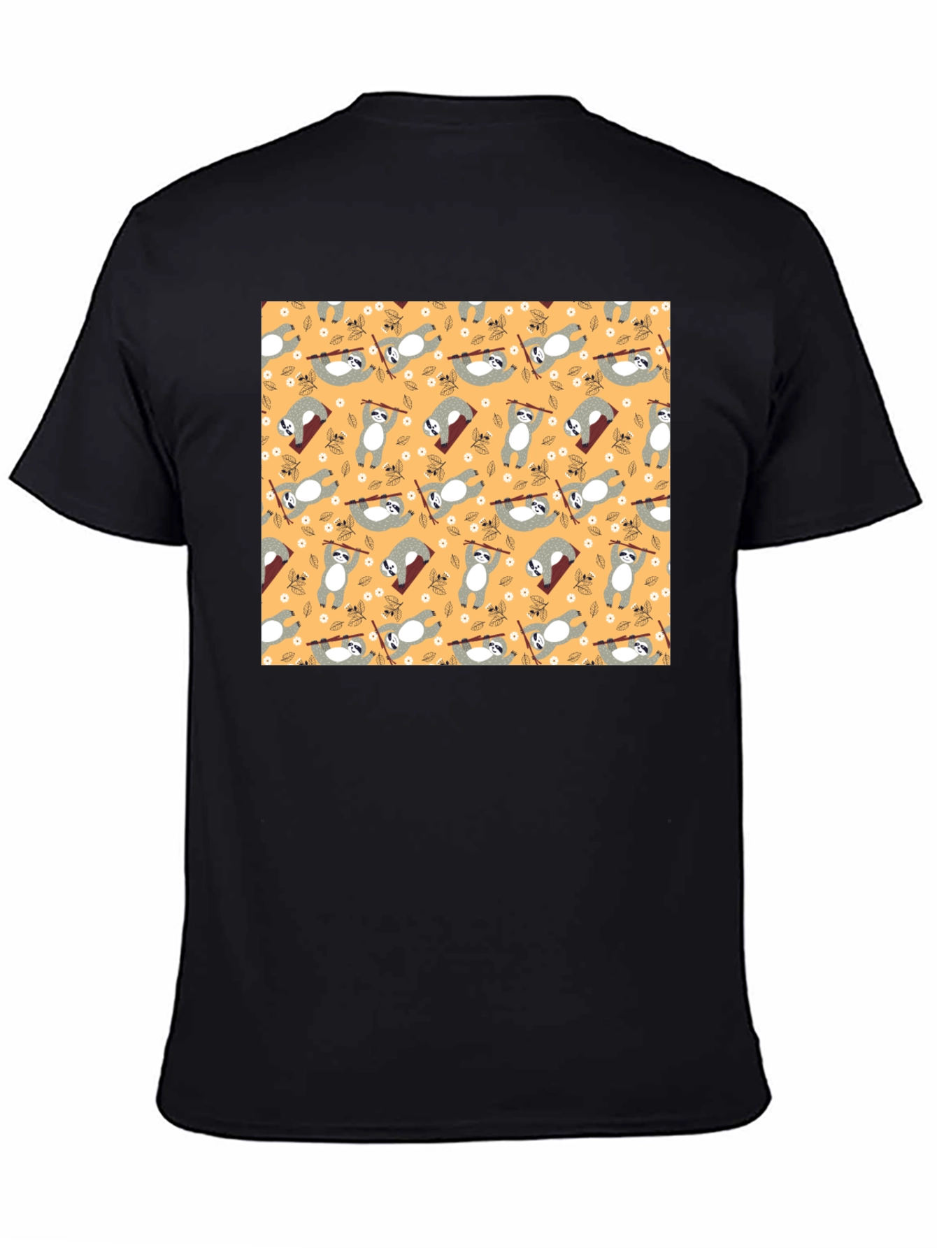 Fun Sloth Pattern T-Shirt