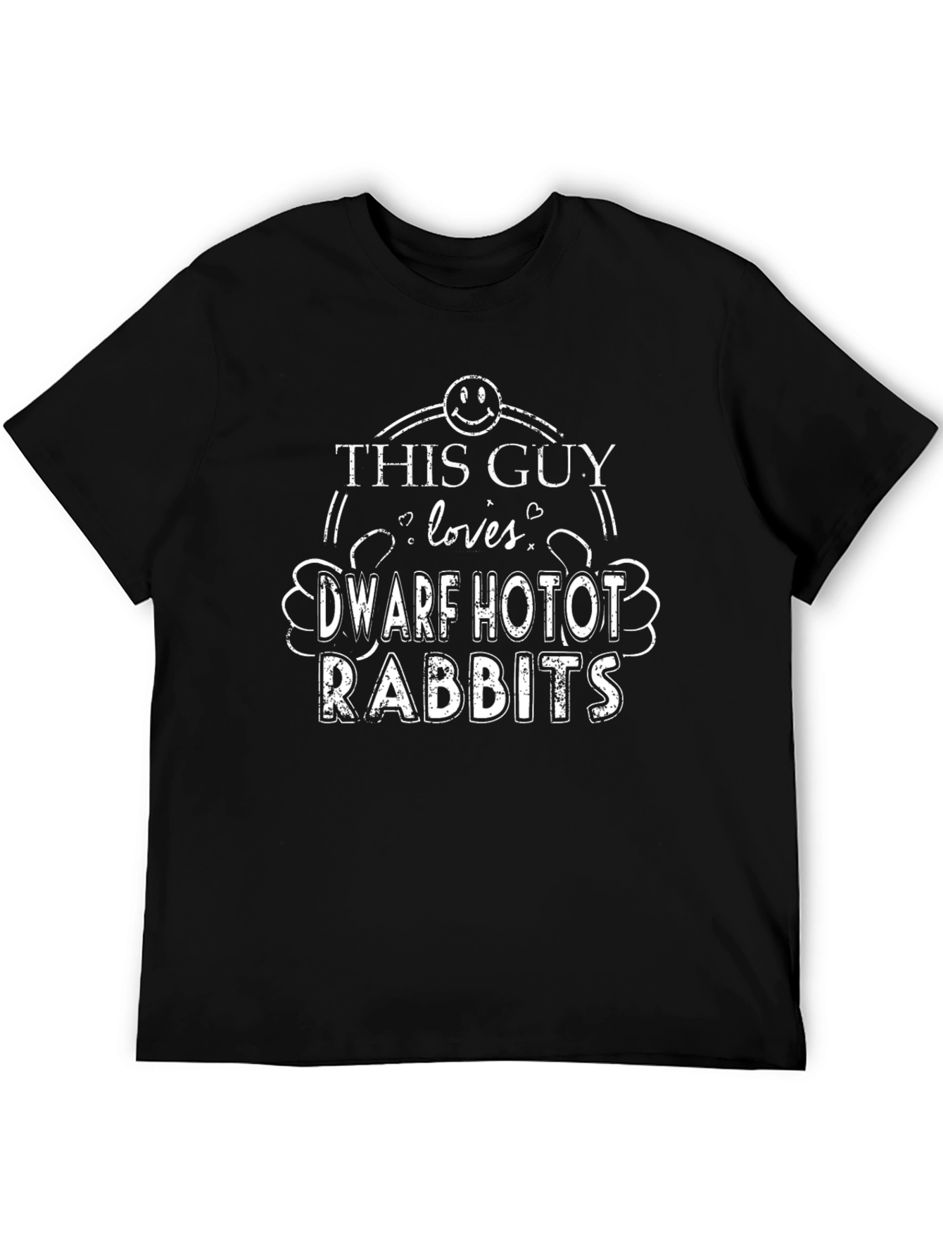 Dwarf Hotot Rabbits T-Shirt Funny Rabbit Lover Tee