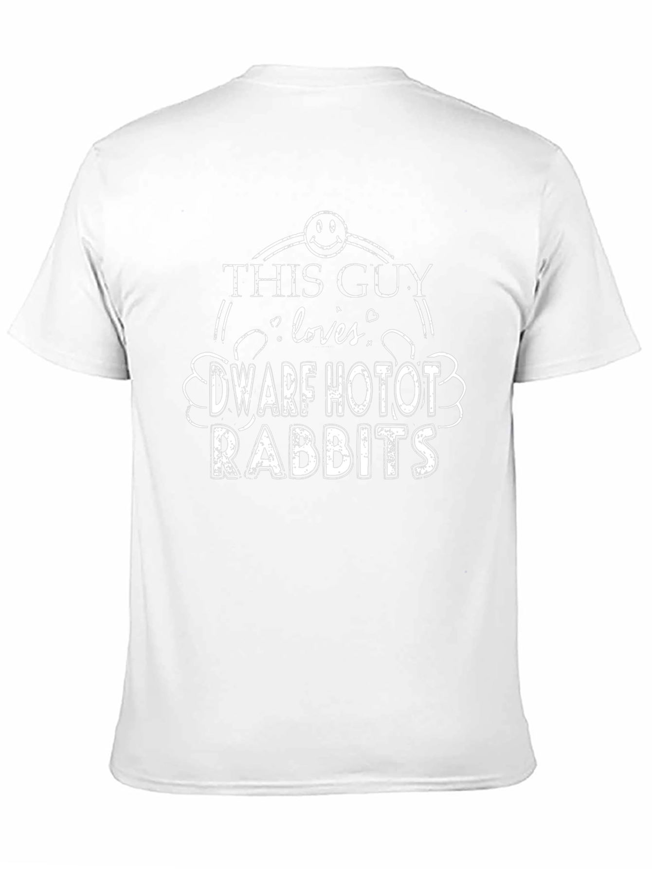 Dwarf Hotot Rabbits T-Shirt Funny Rabbit Lover Tee
