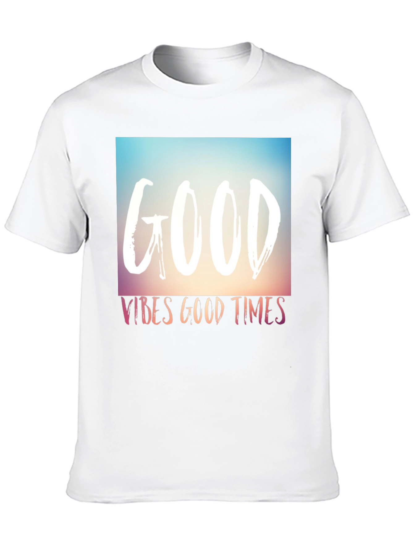 Good Vibes Good Times Graphic Tee - Black