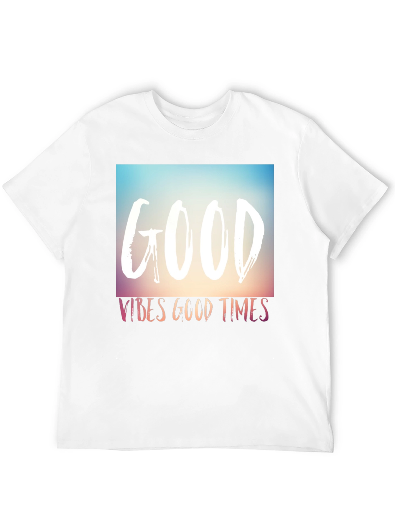 Good Vibes Good Times Graphic Tee - Black