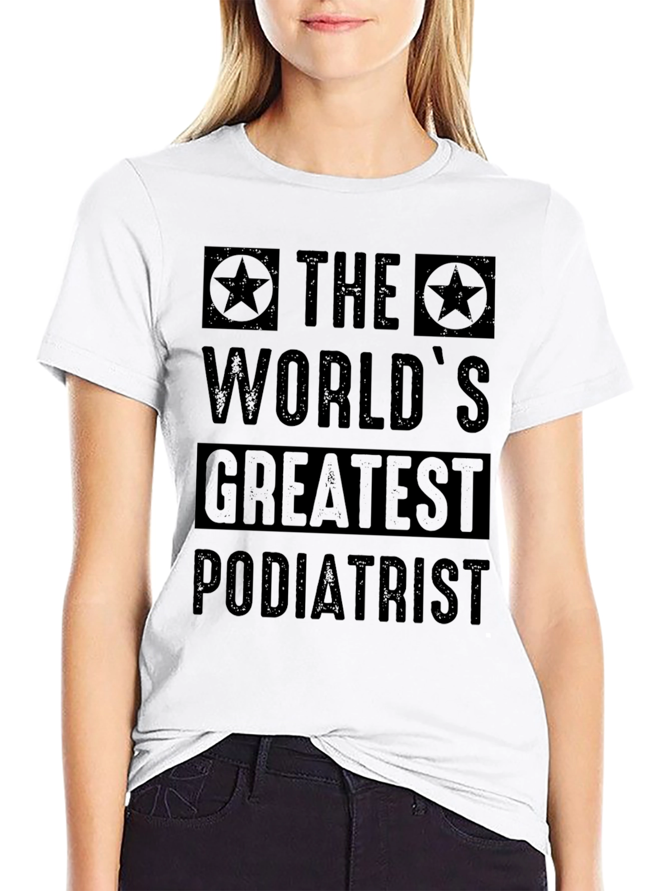 Worlds Greatest Podiatrist T-Shirt - Black