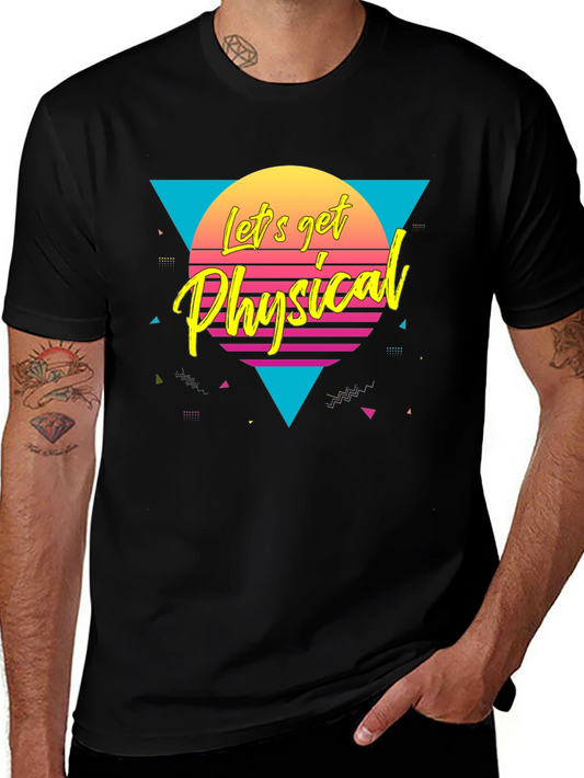 Retro Lets Get Physical Graphic Tee